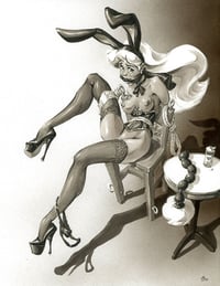 "Bunny Games with Tina" Original Art