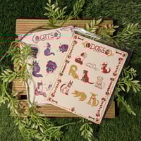 Image 1 of Cat and Dog Sticker Sheets