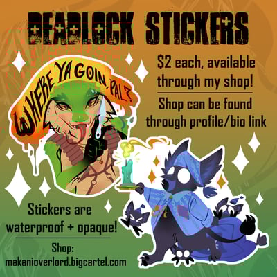 Image of Deadlock Stickers