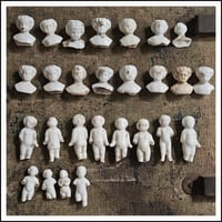 Image 1 of Antique miniature porcelain doll relics