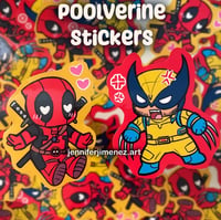 Image 1 of Poolverine chibi stickers set 