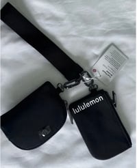 Image 1 of Wristlet Pouch-Black 