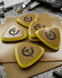 Image 1 of The original 8mm TORLON® 4203 (Polyamide-imides) plectrums