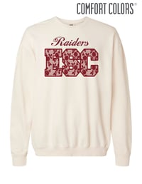 Image 1 of IVORY COMFORT COLORS LIGHTWEIGHT CREW SWEATHIRT