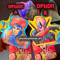 Image 2 of Superhero stickers sketchbook series
