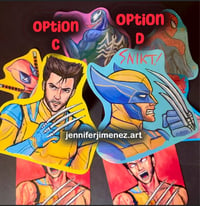 Image 3 of Superhero stickers sketchbook series