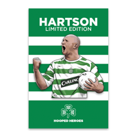 John Hartson Spare Pin Badge + FREE STICKERS  25 Available