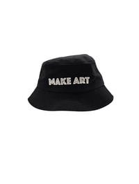 Black Make Art Bucket Hat