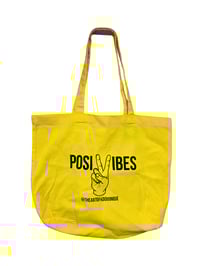 Yellow Posivibes Tote