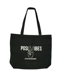 Black Posivibes Tote