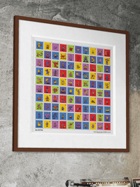 Image 2 of 100 Collective Cosmos Stamp Collection