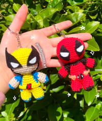 Image 1 of Wade Logan crochet keychain 