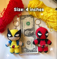 Image 2 of Wade Logan crochet keychain 