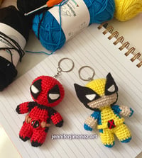 Image 3 of Wade Logan crochet keychain 