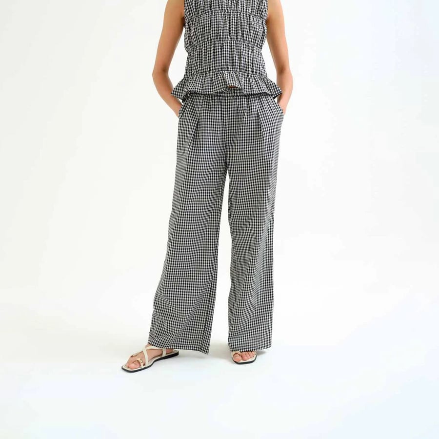 Image of 2-Pantalon cuadro vichy