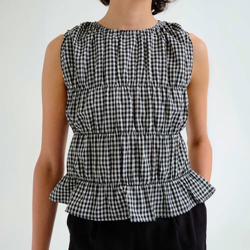 Image of 1-Blusa cuadros vichy