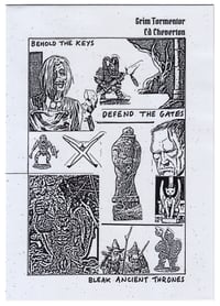 Grim Tormentor fold out zine