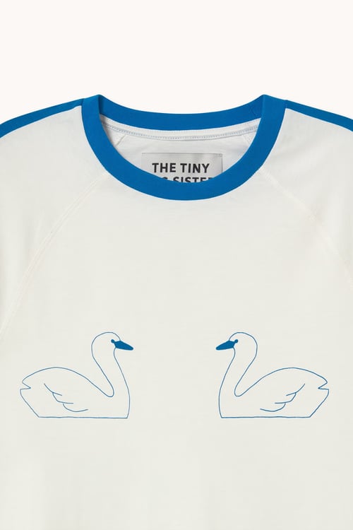 Image of 1-Camiseta blue doves 