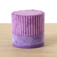 Image 1 of 1:6 round pouf - lilac