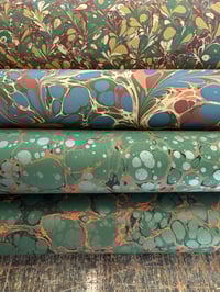 Image 1 of Marbled Paper Assorted  Listing -  Sheets 13-16 (to purchase individually) 