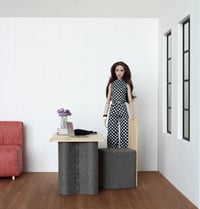 Image 3 of desk and chair set for 13″ dolls