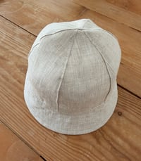Image 2 of Children Linen Bucket Hat – Sand