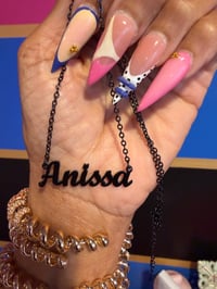Image 1 of Black 🖤Name Chain 