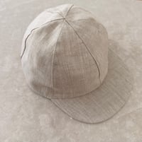 Image 1 of Children Linen Cap – Sand