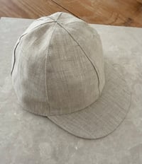 Image 2 of Children Linen Cap – Sand