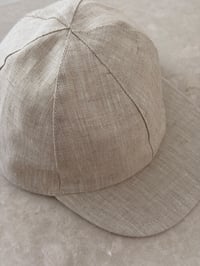 Image 4 of Children Linen Cap – Sand
