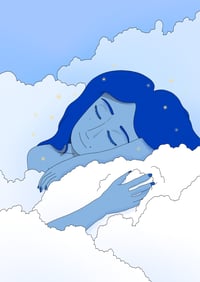 Image 2 of La femme bleue ☁️