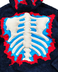 Image 10 of Re-worked 1 of 1 Bone Puffy Deep Deconstruction Sherpa Jacket Size XL