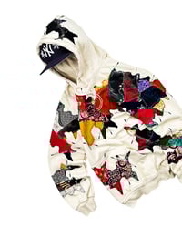 Image 7 of Re-worked 1 of 1 Batik Legacy Patchworks Hoodie Size L / XL