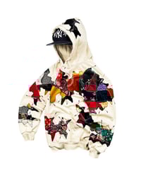 Image 1 of Re-worked 1 of 1 Batik Legacy Patchworks Hoodie Size L / XL