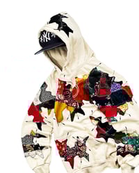 Image 4 of Re-worked 1 of 1 Batik Legacy Patchworks Hoodie Size L / XL