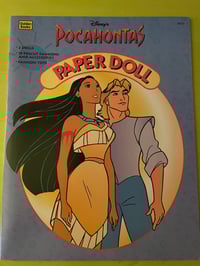 Vintage Pocahontas Paper Dolls Unused