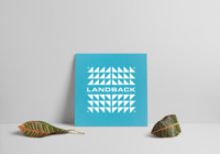 Image 1 of Landback 12x12 Print - White/Blue