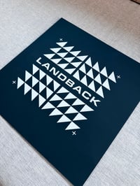 Image 2 of Landback 12x12 Print - White/Black