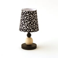 Image 1 of 1:6 lamp - black&white