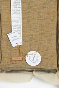 Image 5 of baby alpaca fine wide scarf _ sand