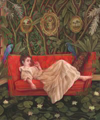 NOM KINNEAR KING - 'JUNGLE LULLABY' - ORIGINAL PAINTING