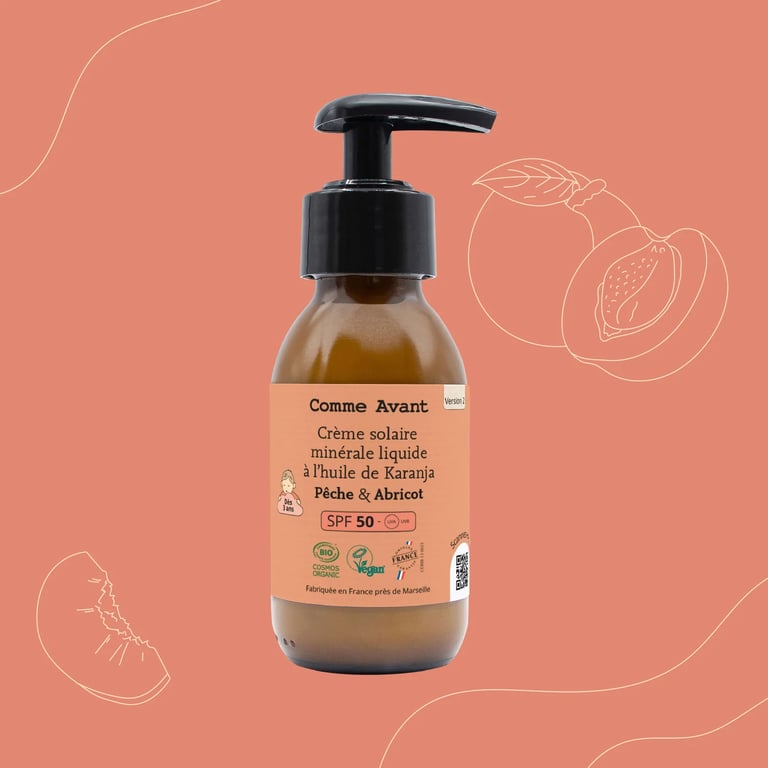Crème solaire minérale solide ou liquide - Comme Avant Image 2