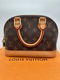 Image 9 of Louis Vuitton Alma BB Monogram Canvas Top Handle Crossbody Bag