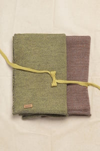 Image 3 of set of baby alpaca fine wide scarfs _ spring