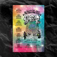 Image 1 of SCRATCH-OFF FORTUNE CARD: "SYNCHRONICITES"