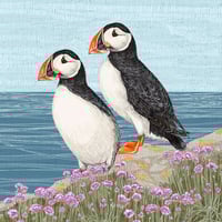 Image 1 of  PUFFIN ART PRINT