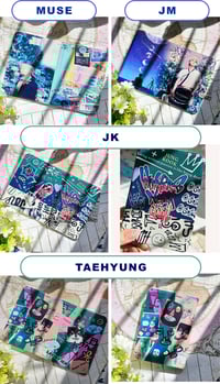 Image 4 of Passport case | Travel Security Wallet | BTS Inspired - Preorder+instock