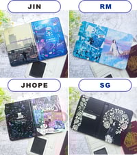 Image 5 of Passport case | Travel Security Wallet | BTS Inspired - Preorder+instock