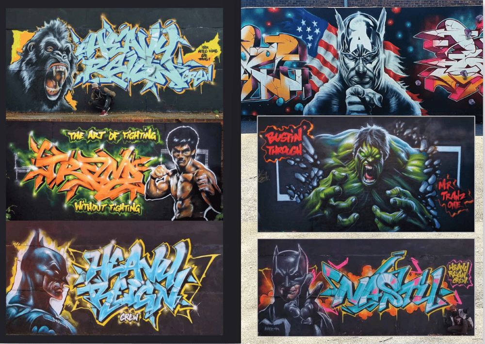 Image of HEAVY REIGN CREW mini-magazine 