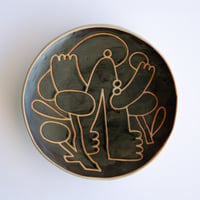 Image 1 of Assiette céramique émaillée 1/3